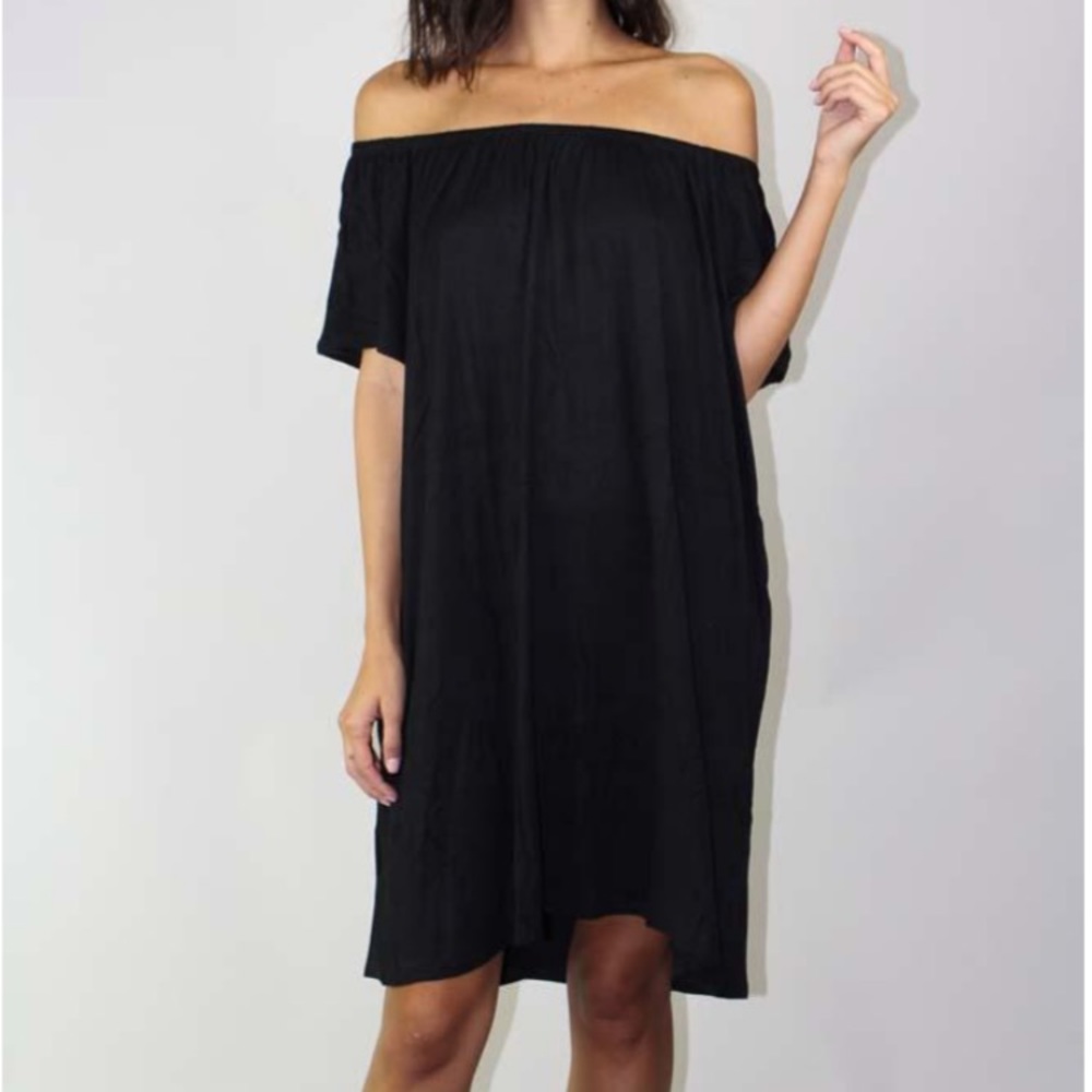 OFF SHOULDER RELAXED DRESS